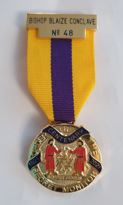 OSM - Order of Secret Monitor Centenary Breast Jewel - Click Image to Close